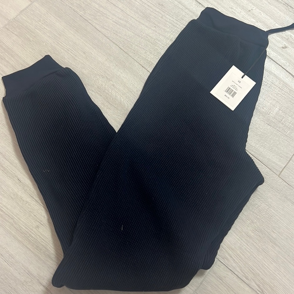 Onia navy waffle knit jogger xs